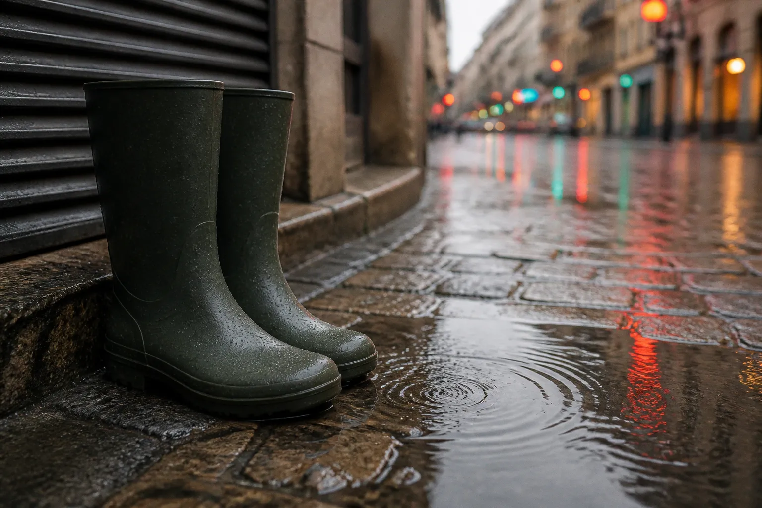 Botas de agua urbanas: materiales y confort para días de lluvia