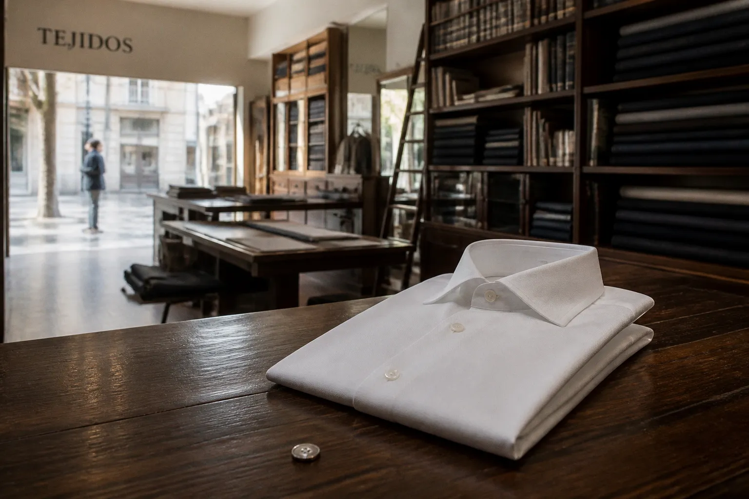 Camisas blancas de vestir: opciones que no transparentan