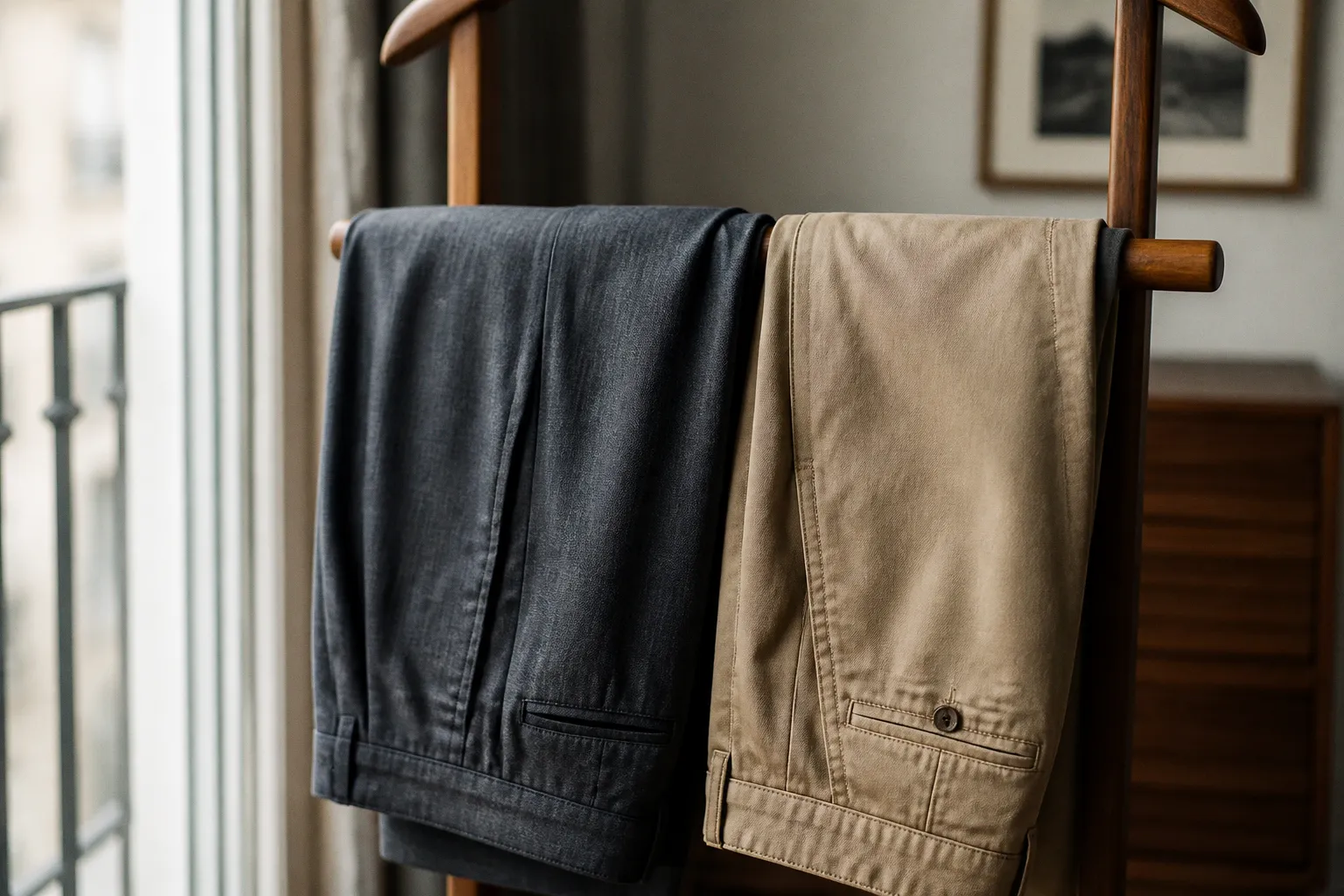 Pantalón de pinzas o chino: cuál elegir según la ocasión